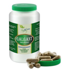VITA IDEAL Vegan GALGANT - Root 360 Capsules - Alpina Officinarum - Daily Serving 780 mg Gallant Root Pure Powder Natural, Vegetable and No Additives