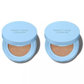 The Saem 더샘 샘물 톤업 포어 커버 쿠션 02 내추럴베이지 X2개 BNS The Saem Saemmul Tone Up Pore Cover Cushion 02 Natural Beige X2 BNS