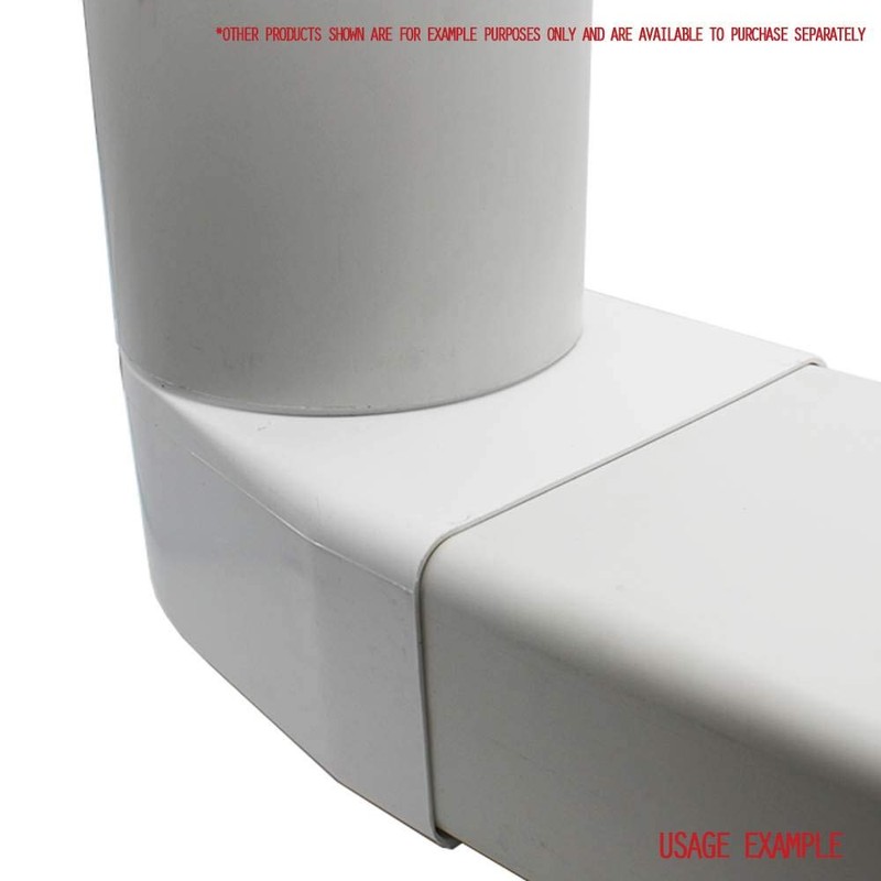 Kair Elbow Bend Adaptor 150mm x 70mm to 125mm -