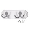 Headbourne Compact Door Wall Mounted Robe Coat Rack with 2