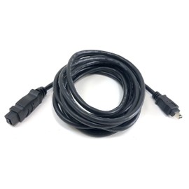 Micro Connectors, Inc. 10 feet Firewire IEEE 1394 9 Pin to 4 Pin Cable (E07-242)
