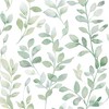 MelunMer Modern Leaf Peel and Stick Wallpaper Boho Green Contact