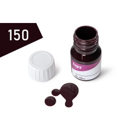 Dye With Primer For Natural And Synthetic Leather Shoes, Kaps Super Color And Preparer, 150 - Mahogany, 25ml - 0.85 fl. Oz.