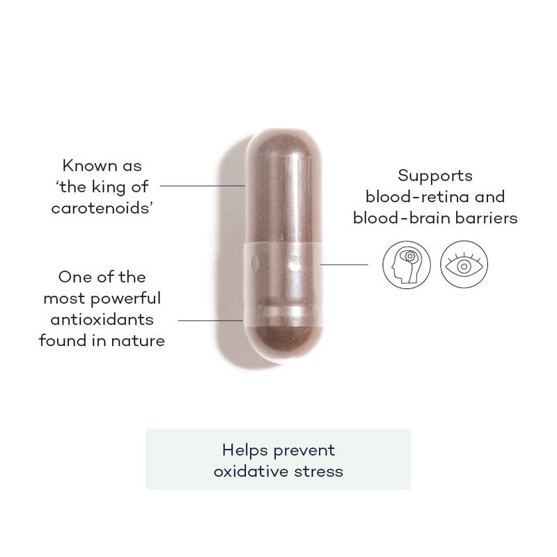 Astaxanthin+ High Strength Astaxanthin Natural Antioxidant - 28 Vegan Capsules