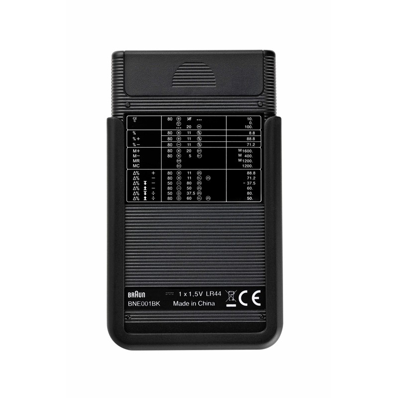 [ブラウン]BRAUN 電卓 復刻モデル BNE001BK 【正規輸入品】