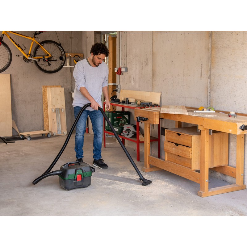 Bosch 4x Vlies Staubsaugerbeutel (für Bosch AdvancedVac 18V-8, Zubehör Staubsauger)