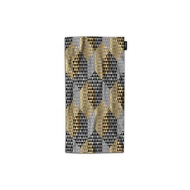 Beabes Gold and Black Hexagon Hand Towel Luxury Geometric Honeycomb Modern Triangle Cellular Soft Hand Towel for Sport Gym Bathroom Travel 30Lx15W Inch Polyester