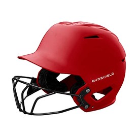 EvoShield XVT™ 2.0 Matte Batting Helmet with Facemask - Scarlet, X-Small