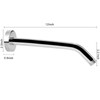 NearMoon Shower Arm with Flange, Made of 304 Stainless Steel