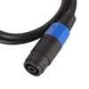 Professional Speaker Cable 3.3ft Long PVC Male Female Quick Twist