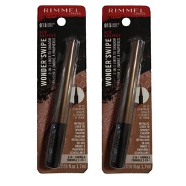 Pack of 2 Rimmel London Wonder Swipe 2-in-1 Liner to Shadow, Locked N' Loaded # 015