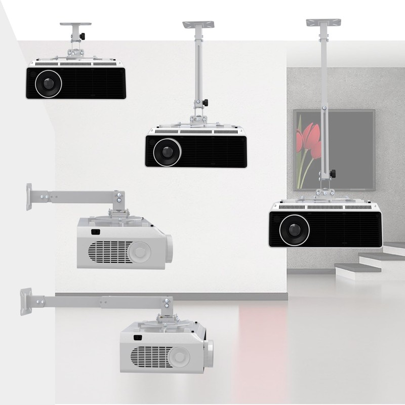 UineHiot Universal Ceiling Projector Bracket for Home and Office Projector，Bracket