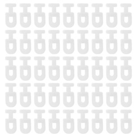 Uonlytech 200pcs Curtain Buckle Rv Window Coverings Ceiling Hooks Shower Curtain Hooks Curtain Roller Gliders Curtain Track Rollers Sliding Plastic Windows Plastic Curtain Pulley Slider Rv