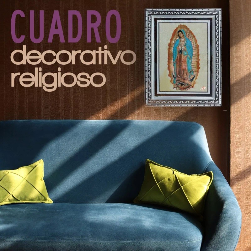 J.H. Company Cuadro Decorativo Religioso Varios Diseños Enmarcado Z5