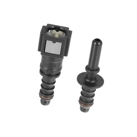 TUCKBOLD 6.3mm SAE to 8mm Straight Fuel Hose Quick Release Connector 2pcs Automotive Parts