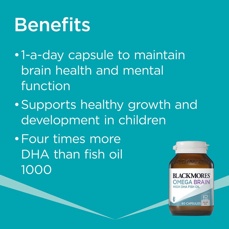 Blackmores Omega Brain Health 60 Capsules