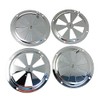 4x Ventilation Rosette Stainless Steel Air Vent Gill Stainless Steel