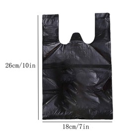 Icecode Disposable Sanitary Bags 200 Pieces Women Personal Disposal Bags Black Sanitary Pads Waste Bags (Pack of 200)