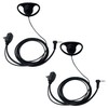 Earphmice Walkie Talkie Earpiece with Mic PTT 2.5mm 1 Pin
