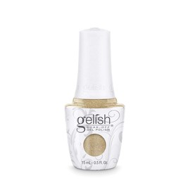 Gelish Soak-Off Gel Polish – 15mL TPO-Free, Long-Lasting, Vibrant Color, Professional Quality, High Shine, Chip-Resistant (Give Me Gold)