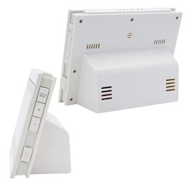 CASIO(カシオ) 目覚まし時計 電波 ホワイト デジタル 生活環境 温度 湿度 カレンダー 表示 DQL-220J-7JF サイズ:H11.6×W15×D7cm