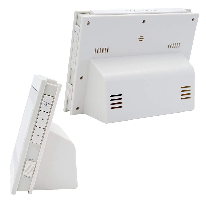 CASIO(カシオ) 目覚まし時計 電波 ホワイト デジタル 生活環境 温度 湿度 カレンダー 表示