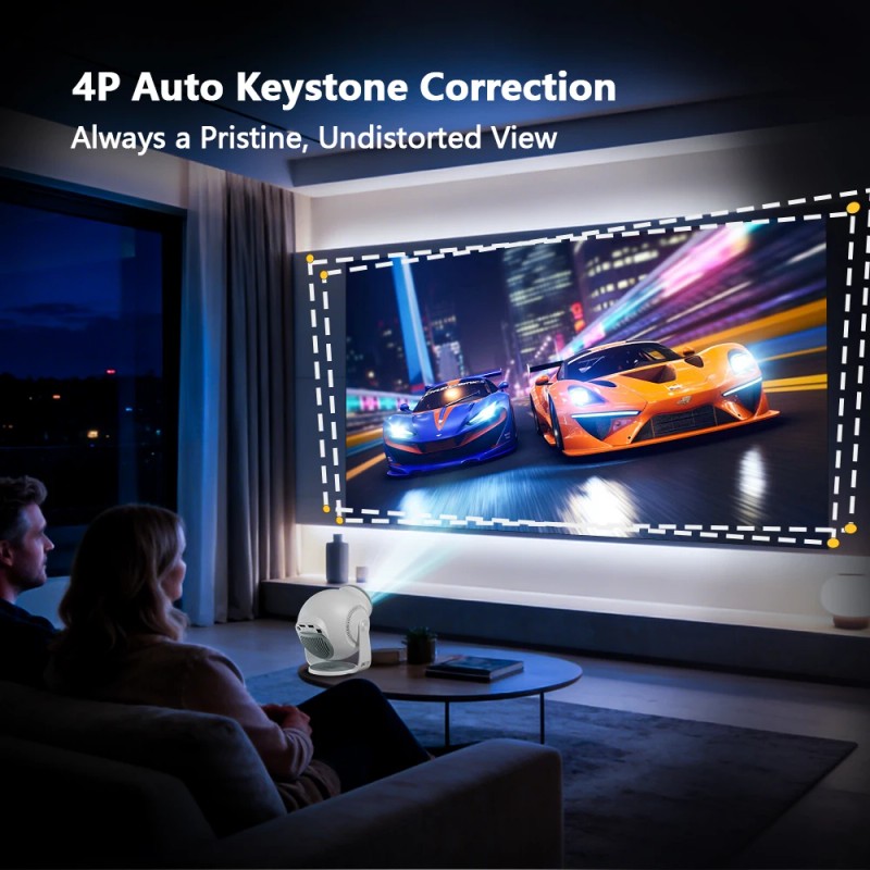 Topleo Android Projector hd 8k Video Smart Home Lcd Home