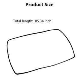 W10535778 WPW10535778 Oven Door Gasket Replacement for whirlpool oven gasket Fit for Whirlpool Maytag Amana and Ikea W10535778, WPW10535778, AP6022735, PS11756072 - Durable Seal
