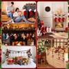 Guojanfon 4 Pack Christmas Stockings Holder Hanger, Metal Hooks for