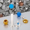 Alomejor Pack of 10 Inline Skate Wheel Bolts 31 mm