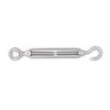 Mecollection 10pcs M6 Stainless Steel 304 Hook & Eye Turnbuckle