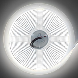 Long Life Lamp Company Cool White LED Tape Strip Light Continuous COB Illumination 5 Metres 24V 5COBSLCW with Transformer