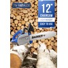 WILD BADGER POWER Electric Cordless Chainsaw 20v 12" Blue