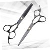BIUDECO 2pcs Professional Hair Cutting Scissors Black Barbers Shears for