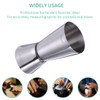 Stainless Steel Jigger Bar Craft Dual Spirit Measure Cup 25ml/50ml
