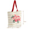 com-four® Beach Bag - Women's Shopper for Shopping - Modern