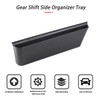JONKOKO Car Shifter Storage Box, Gear Shift Console Side Tray