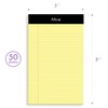 Alitte 5x8 Small Notebooks – 12 Pack Narrow Ruled, Yellow