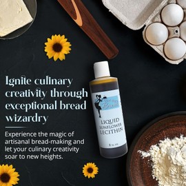 Fast Easy Bread Pure Sunflower Lecithin Liquid Food Grade for Baking and Cooking
