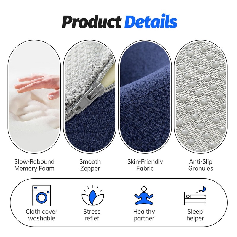 xiaomubiao Face Down Pillows for Massage Table, Massage Headrest for