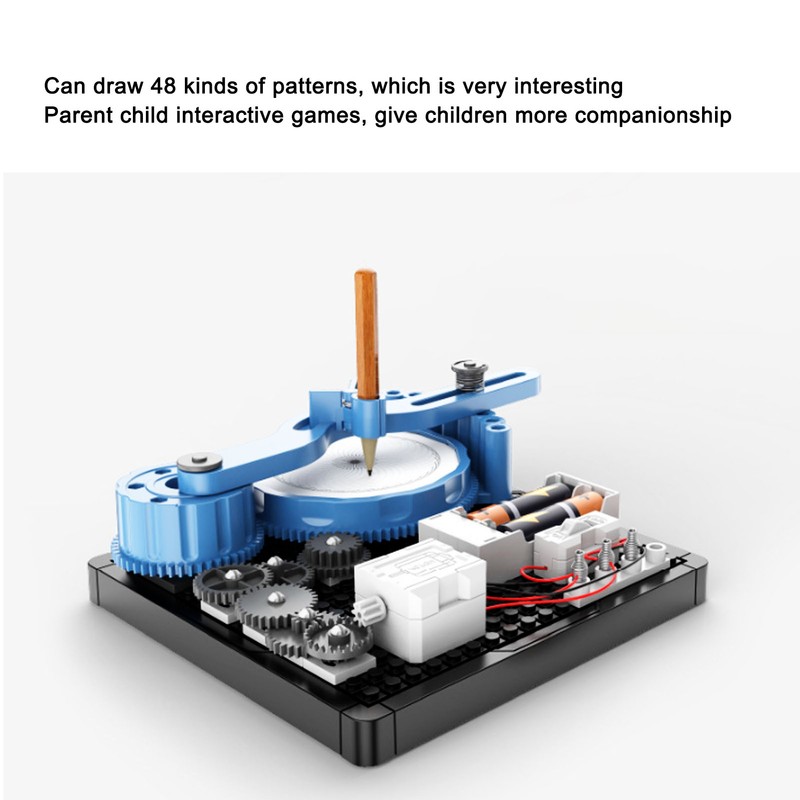 Circuit Mechanical Assembled Electric Plotter Funny Educational Interactive Science Physics
