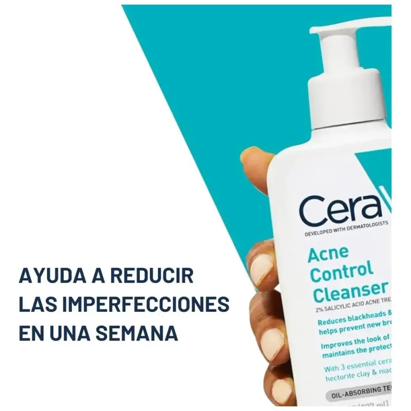 Cerave Limpiador Facial Acne Control Cleanser 236ml