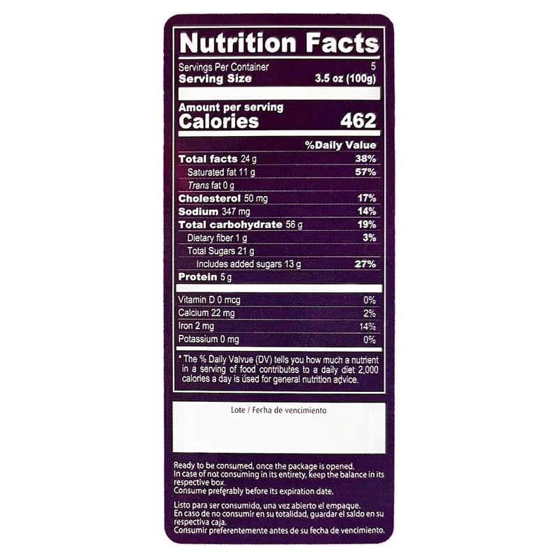 Peru chef Turron de Dona Pepa 500 gr | Peruvian