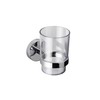 Croydex QM741841 Flexi-Fix Romsey Tumbler and Holder with Zinc Alloy