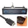 chenyang - Adaptador de expansión multiplicador de puertos USB C