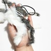 Rabbit Fur Mouse Cat Toys with Bell, Rope & Crinkle