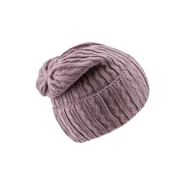 Sterntaler Knitted Hat with Envelope - Unisex Beanie in Cool Fisherman Style, Pastel Purple
