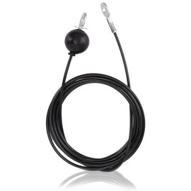 Cyrank Fitness Pulley Cable, Robust Steel Gym Wire Rope, Adjustable Workout Replacement Cable for Home Gym Cable Pulley Machine Accessories (4 Metres)