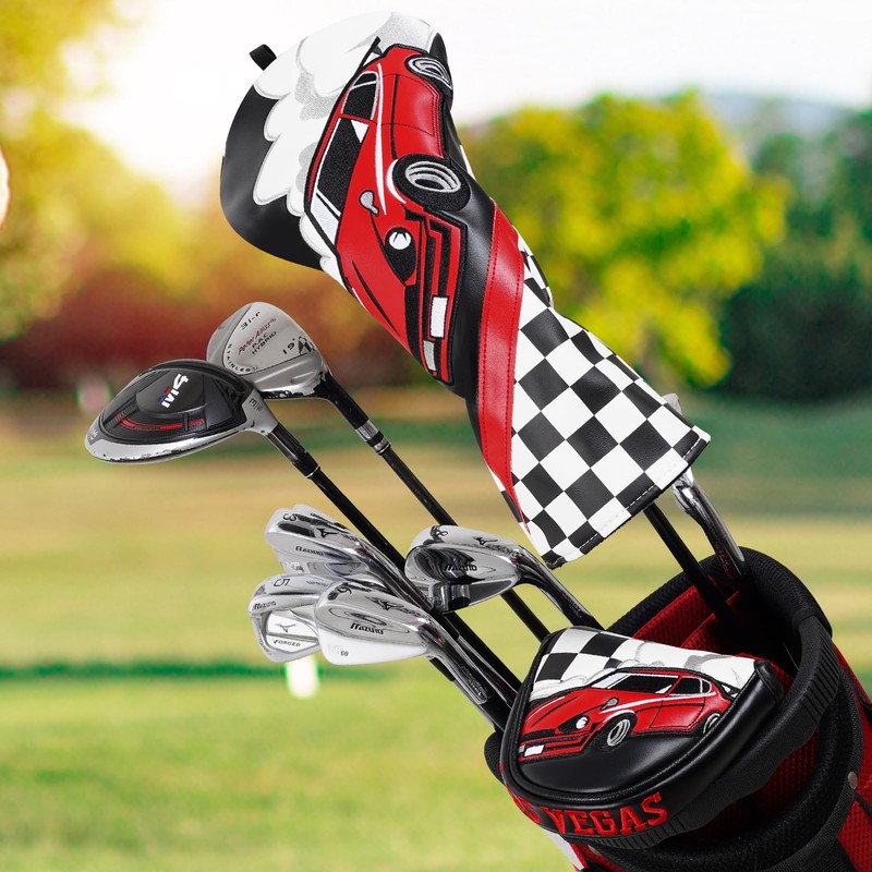 Racing Sports Car Golf Driver Headcover – Full Colour |