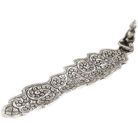 Berk - Inner Worlds Buddha Metal Incense Holder, White